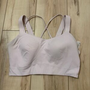 Lululemon Athletica Soft Pink Strappy Sports Bra